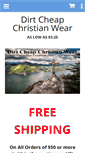 Mobile Screenshot of dirtcheapchristianwear.com